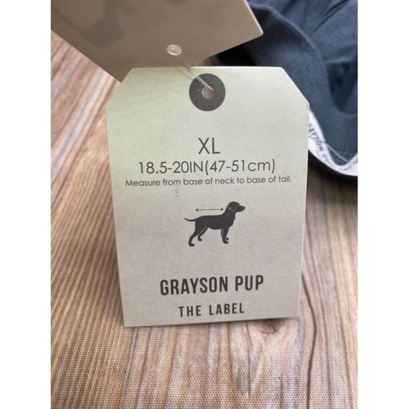 Grayson Pup Heart My Human Crew Dog Tee - Gray - XL - Picture 4 of 4